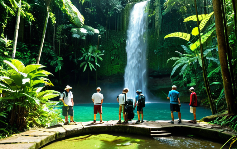 토방고 섬의 비밀 해변 - Hidden Beach Paradise**

"A secluded, pristine beach surrounded by lush jungle, Playa Escondida, Tob...