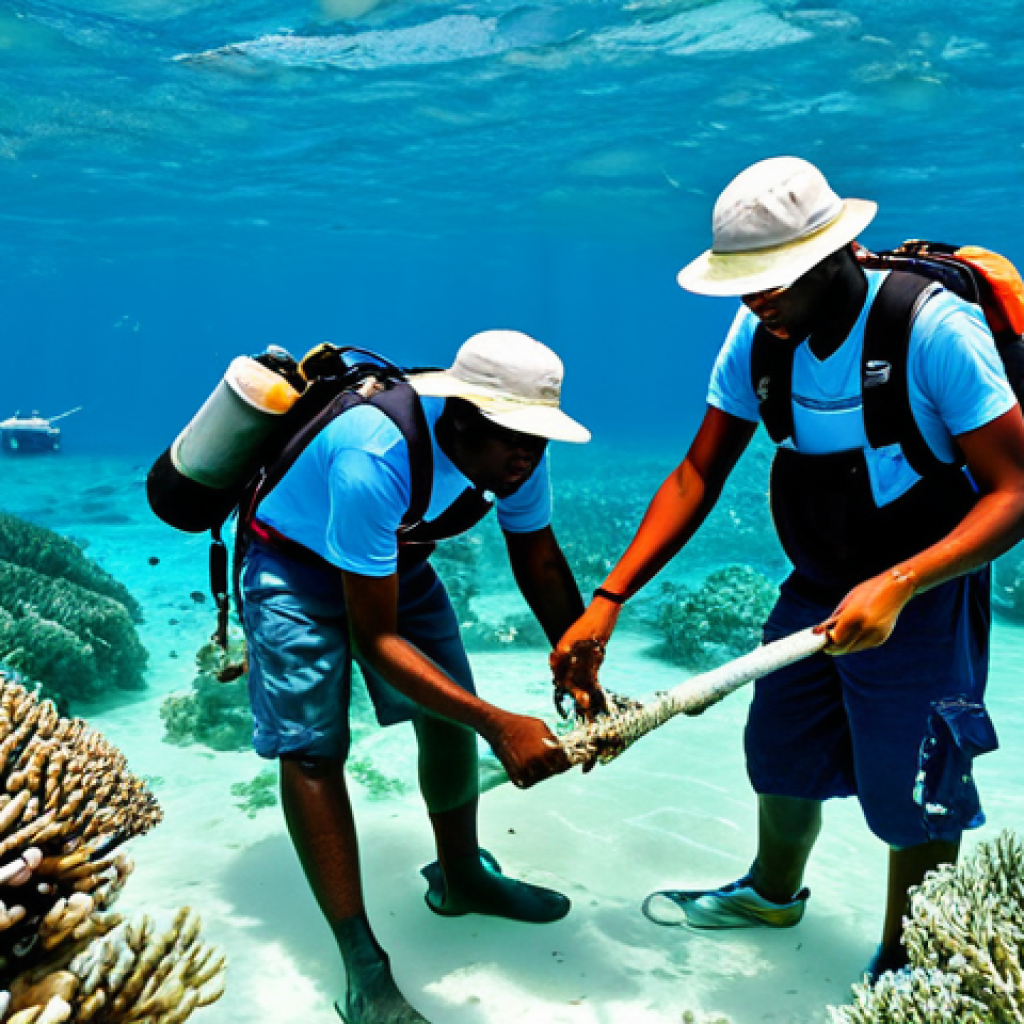세인트빈센트 그레나딘의 해양 보호 구역 - Tobago Cays Marine Park - Community Involvement**

"A group of local Caribbean fishermen, fully clot...