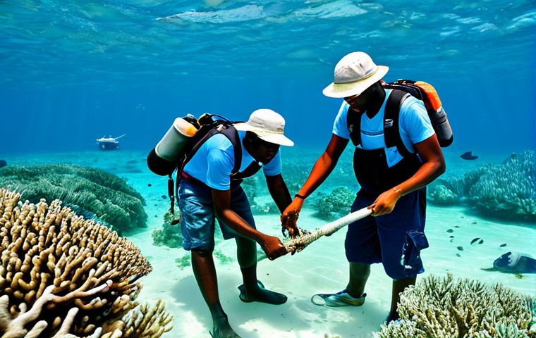 세인트빈센트 그레나딘의 해양 보호 구역 - Tobago Cays Marine Park - Community Involvement**

"A group of local Caribbean fishermen, fully clot...